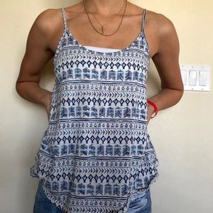 tribal printed tank
